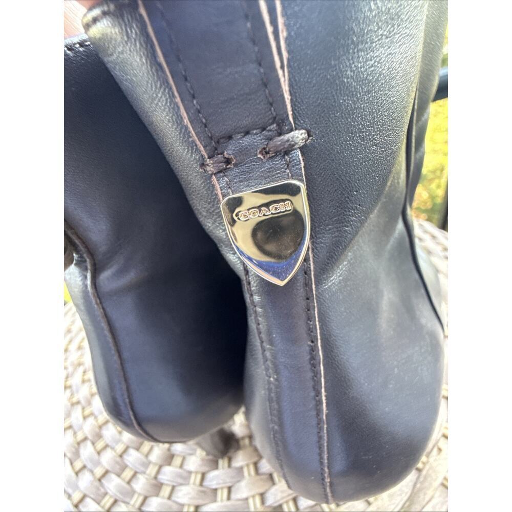 COACH Jemma Women’s Dark Brown Leather High Heeled Ankle Boot Woman’s Size 9B - Picture 10 of 16